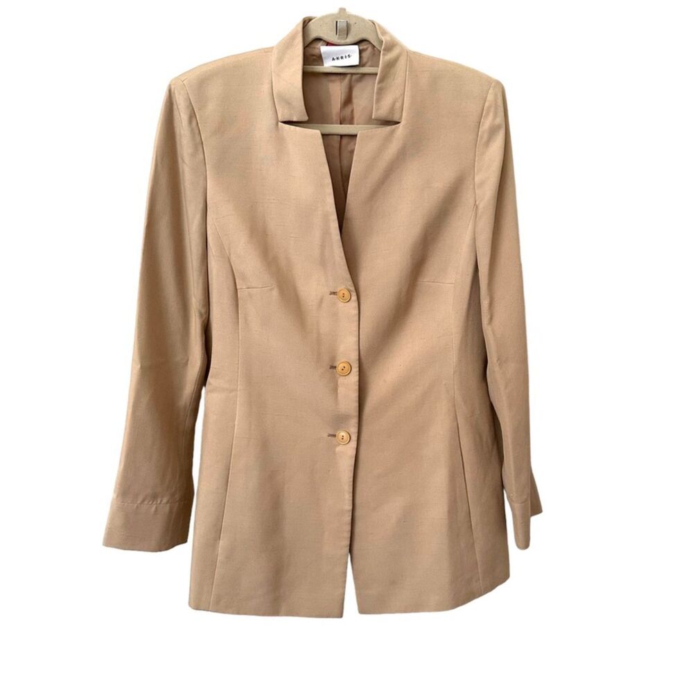 AKRIS 100% Silk Buttoned Blazer Sz US 12‎